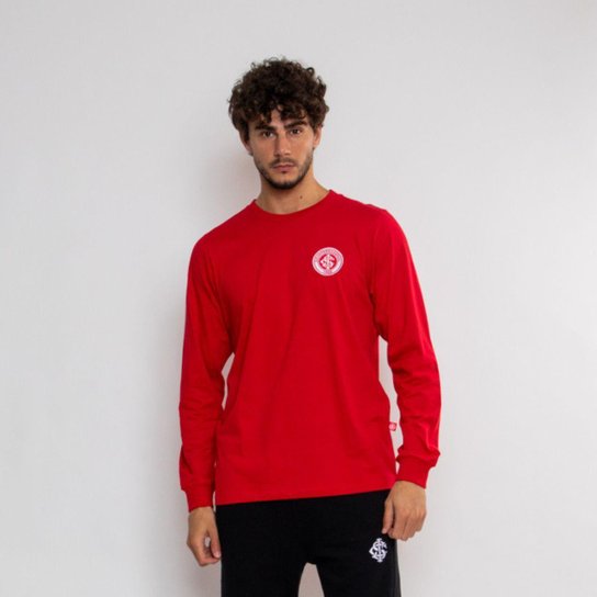 Camiseta Manga Longa Internacional Oficial