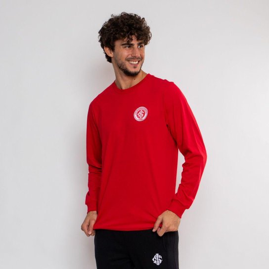 Camiseta Manga Longa Internacional Oficial