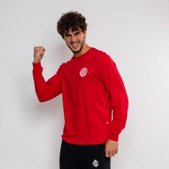 Camiseta Manga Longa Internacional Oficial