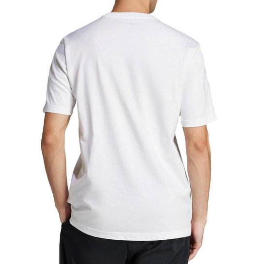 Camiseta Masculina Adidas MC Logo Camuflada Branca - JI6770