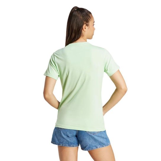 CAMISETA M/C BIG LOGO IR5409 - VERDE CLARO/BRANCO GG