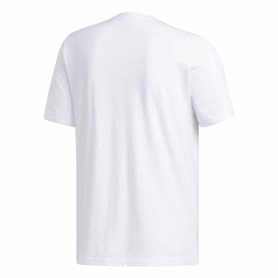 CAMISETA M/C BIG LOGO IV7457 - BRANCO/PRETO M