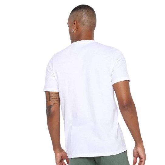 CAMISETA M/C BIG LOGO IV7457 - BRANCO/PRETO M