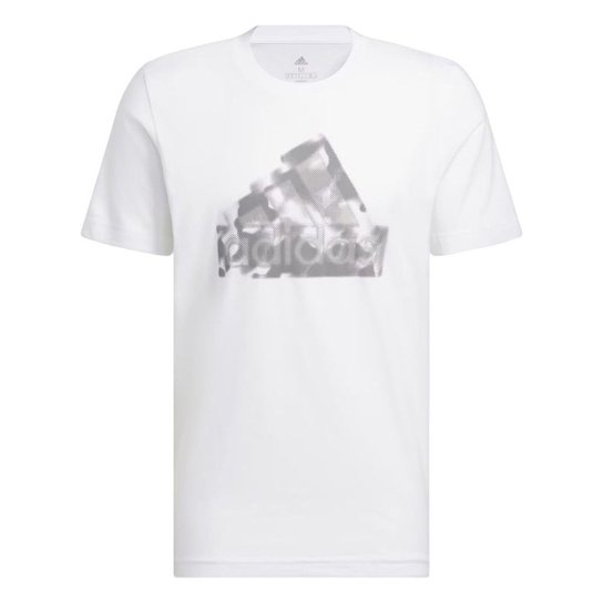 CAMISETA M/C GRAPHIC JJ4028 - BRANCO/PRETO P