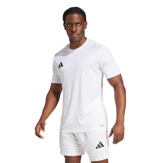 CAMISETA M/C SQUADRA 25 JG5834 - BRANCO/PRETO 2GG