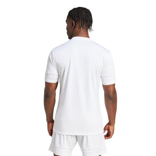 CAMISETA M/C SQUADRA 25 JG5834 - BRANCO/PRETO 2GG