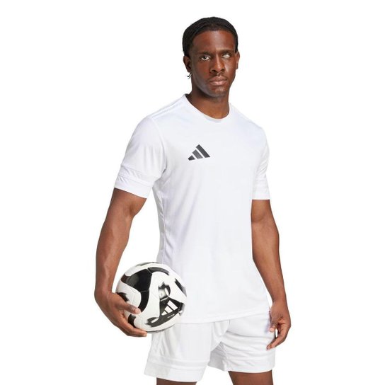 CAMISETA M/C SQUADRA 25 JG5834 - BRANCO/PRETO 2GG