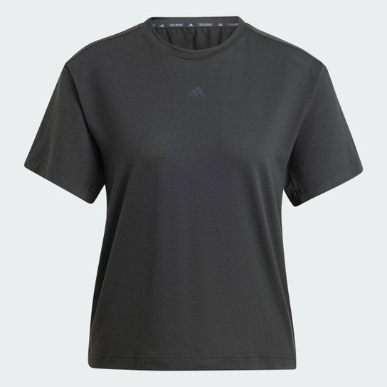 Camiseta Power Back-Cutout Três Listras Adidas Feminina