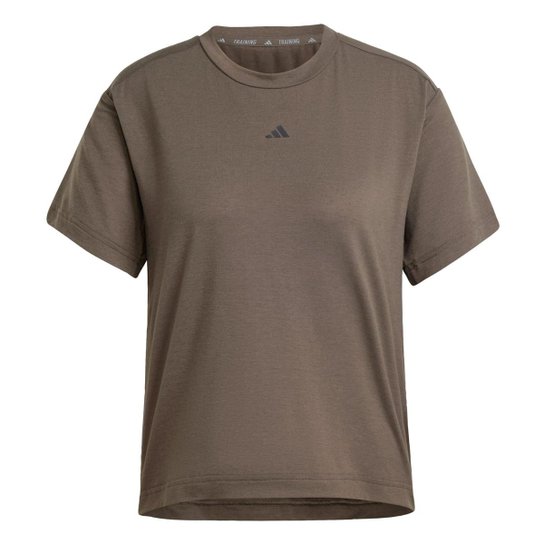 Camiseta Power Back-Cutout Três Listras Adidas Feminina