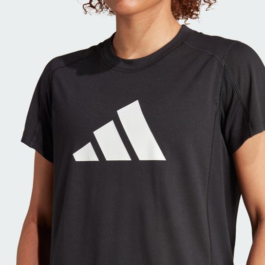 Camiseta Treino Adidas Train Essentials Big Performance Logo Feminina