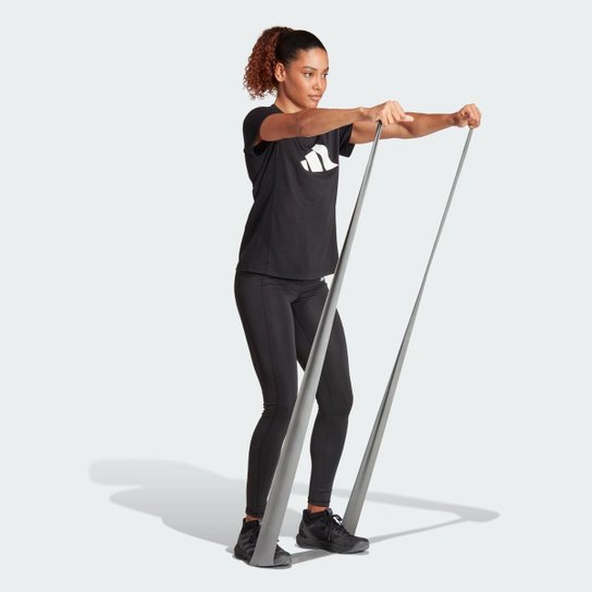 Camiseta Treino Adidas Train Essentials Big Performance Logo Feminina