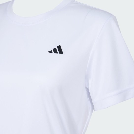 Camiseta Treino De Poliéster Adidas Feminina
