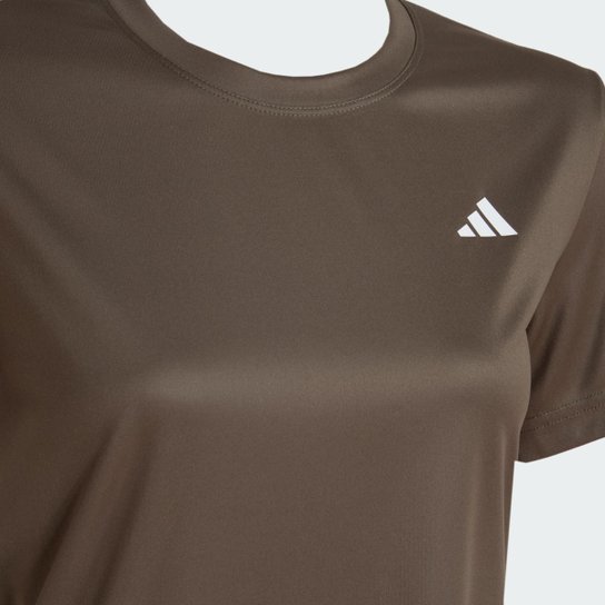 Camiseta Treino De Poliéster Adidas Feminina