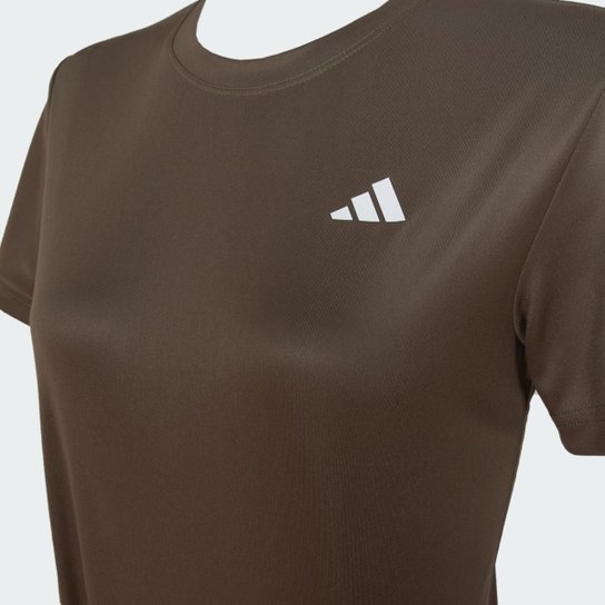 Camiseta Treino De Poliéster Adidas Feminina