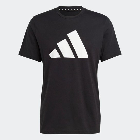 Camiseta Treino Manga Curta Logo Adidas