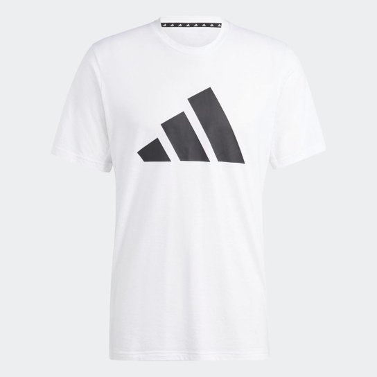 Camiseta Treino Manga Curta Logo Adidas