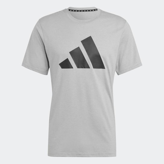 Camiseta Treino Manga Curta Logo Adidas