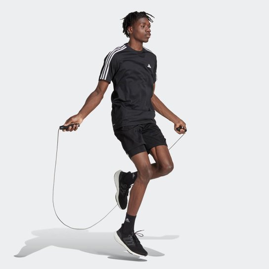 Camiseta Treino Train Essentials 3-Stripes Adidas