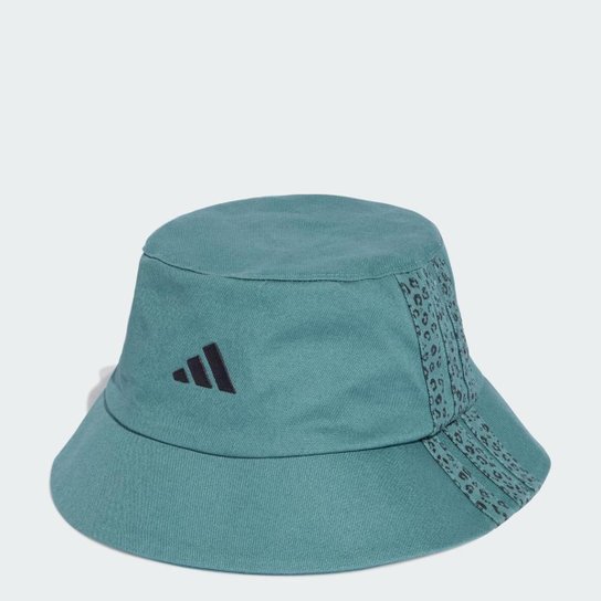 Chapéu Adidas Bucket Estampa de Leopardo Três Listras Moda Esportiva