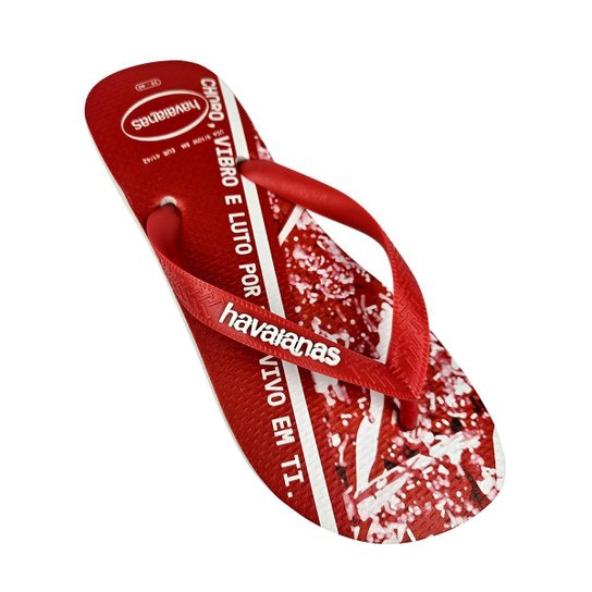 Chinelo Havaianas® Internacional Top Times Futebol Oficial