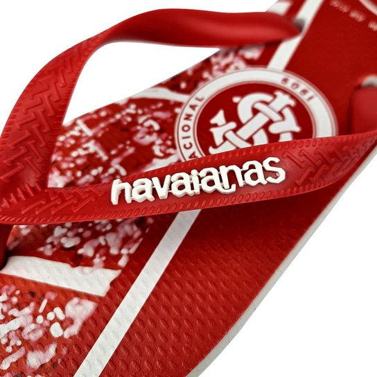 Chinelo Havaianas® Internacional Top Times Futebol Oficial