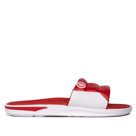 Chinelo Slide Masculino BR Sport Internacional Vermelho/Branco