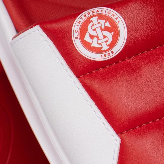 Chinelo Slide Masculino BR Sport Internacional Vermelho/Branco