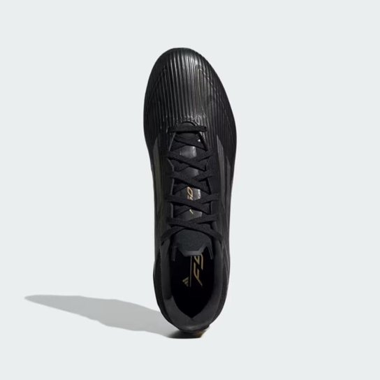 Chuteira Adidas Campo F50 League Preto/Dourado