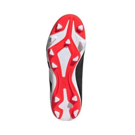 Chuteira Adidas Predator 24 Club Campo Low Jr Preto / Vermelho 28