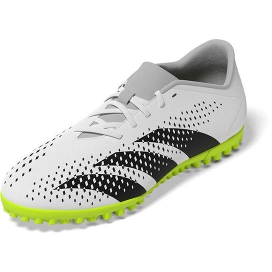 Chuteira Adidas Predator Accuracy.4 Tf Society Preto / Rosa 40