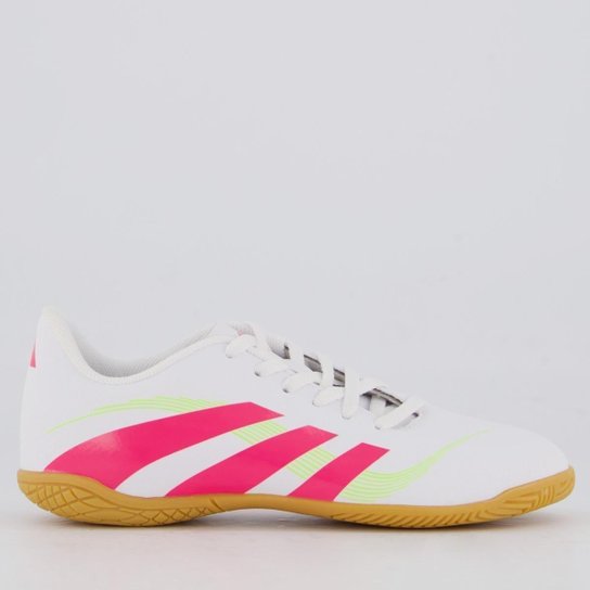 Chuteira Adidas Predator Artilheira 25 Futsal Juvenil Branca