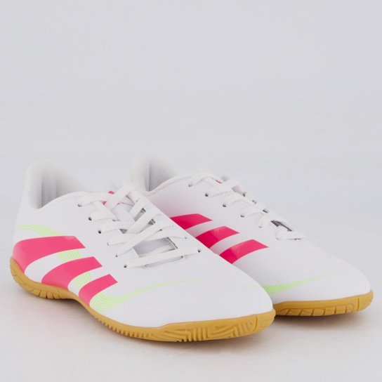 Chuteira Adidas Predator Artilheira 25 Futsal Juvenil Branca
