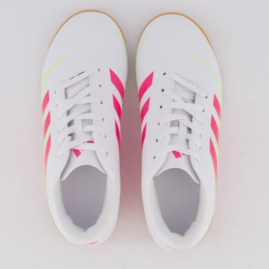 Chuteira Adidas Predator Artilheira 25 Futsal Juvenil Branca