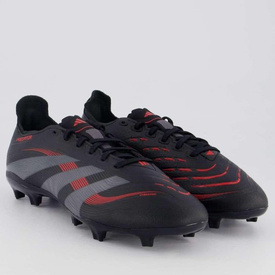 Chuteira Adidas Predator League FG MG Campo Preta