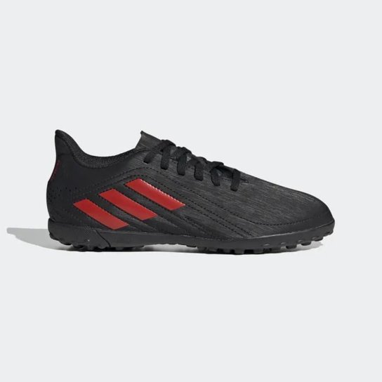 Chuteira Adidas Society Esportiva Preto/Vermelho Fv7914