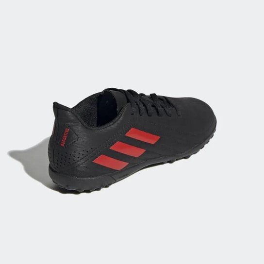 Chuteira Adidas Society Esportiva Preto/Vermelho Fv7914