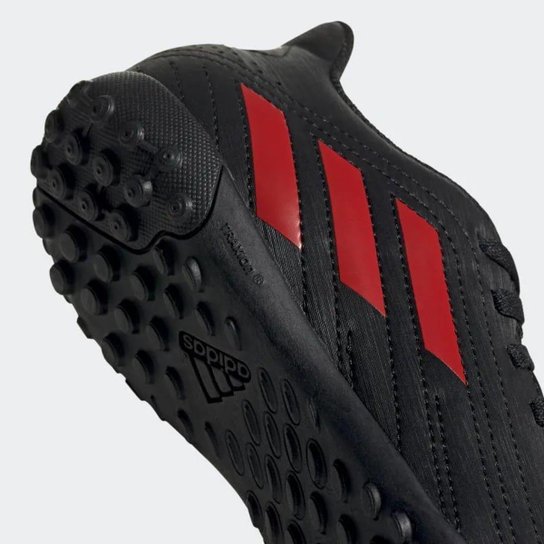 Chuteira Adidas Society Esportiva Preto/Vermelho Fv7914