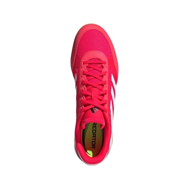 Chuteira Adulto Adidas Salão Predator League Vermelha JR3125