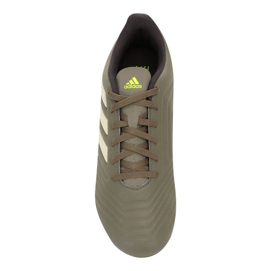 Chuteira Campo Adidas Predator 19 4 FG - Cinza