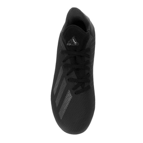 Chuteira Campo Adidas X 19 3 FG - Preto+Prata