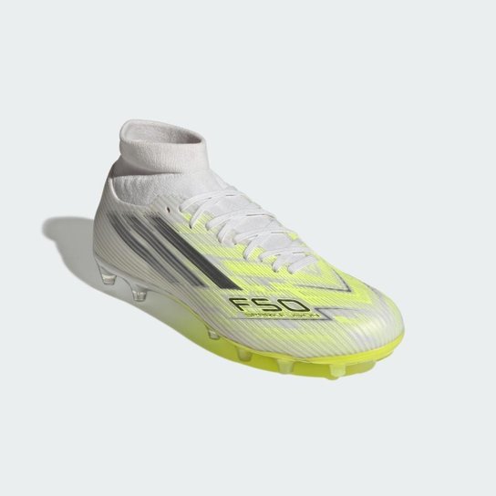 Chuteira Campo/Society Cano Alto F50 Sparkfusion League Feminina Adidas