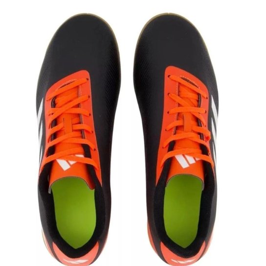 Chuteira Futsal Adidas Predator Essentials Artilheira + Meião Adidas Branco