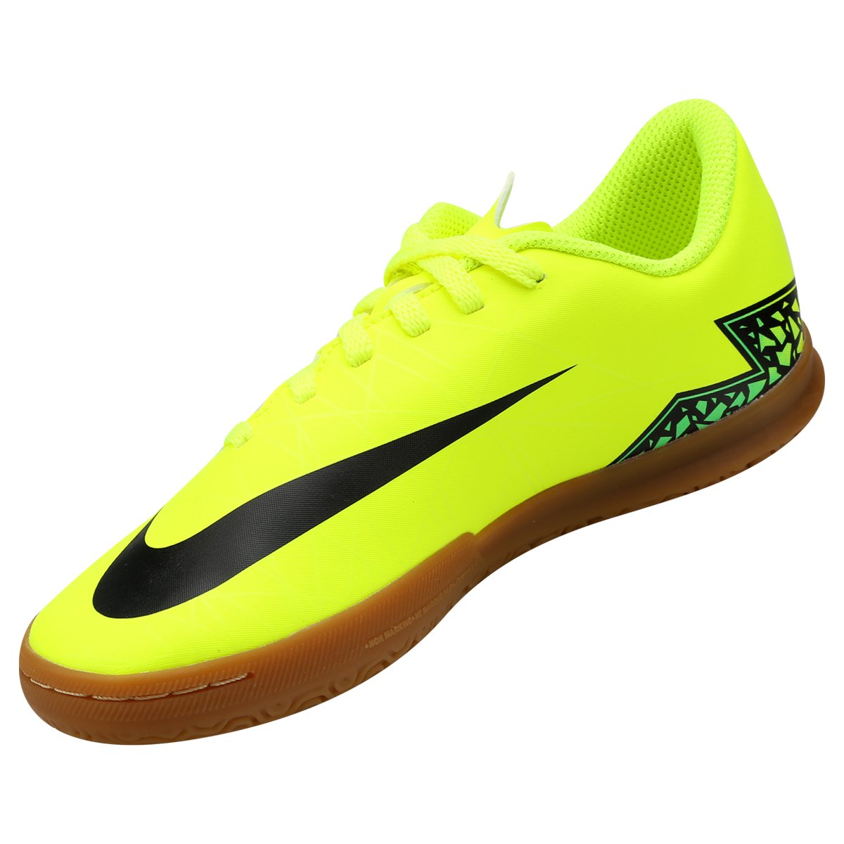 chuteira nike hypervenom futsal verde