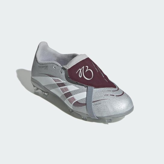 Chuteira Infantil Campo Adidas Predator League JB Fold-Over Tongue Firm/Multi-Ground