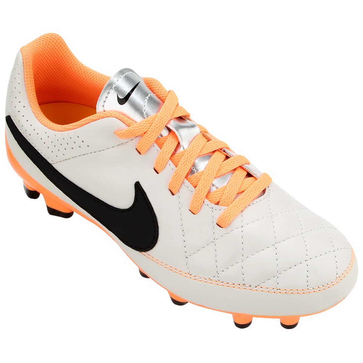 Chuteira Nike Tiempo Gênio Leather FG Campo Infantil | Loja do Inter