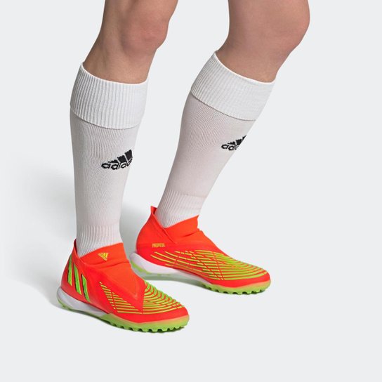 Chuteira Predator Edge.1 Society-Laranja Adidas