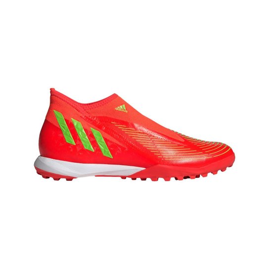 Chuteira Sem Cadarços Predator Edge.3 Society-Laranja Adidas