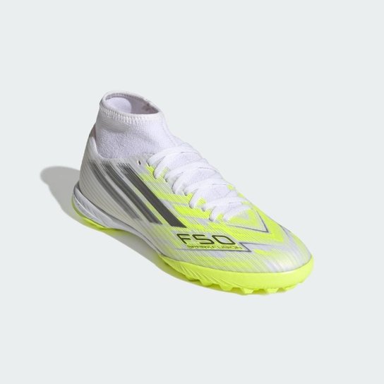 Chuteira Society Cano Alto F50 Sparkfusion Club Feminina Adidas