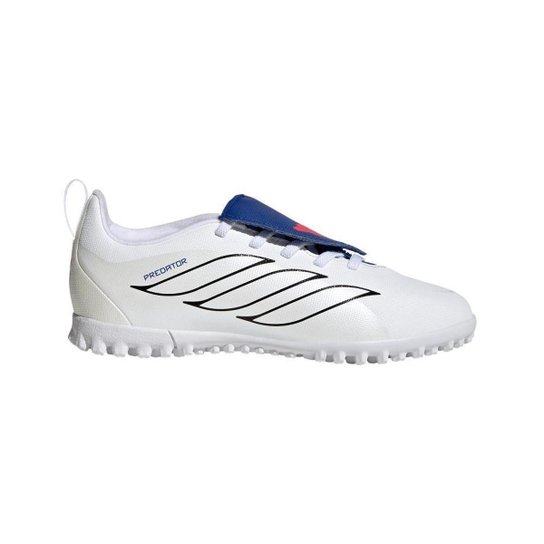 Chuteira Society Infantil Adidas com Cadarços Elásticos e Língua Dobrável Predator Club