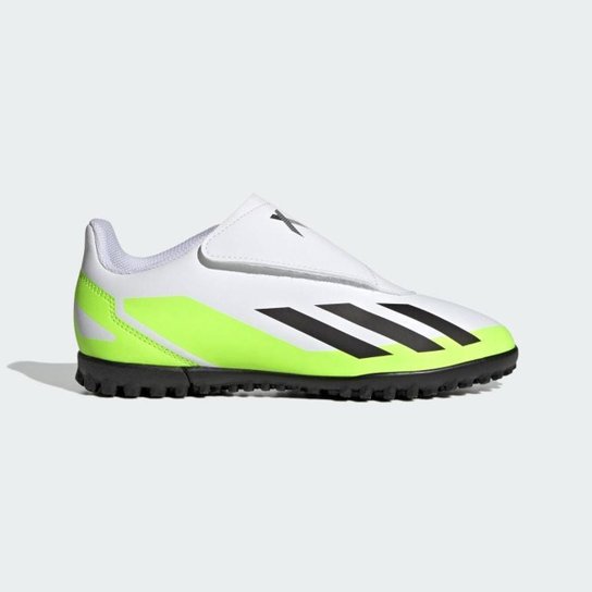 Chuteira X Crazyfast.4 Tira Aderente Society Infantil - Adidas IE4060